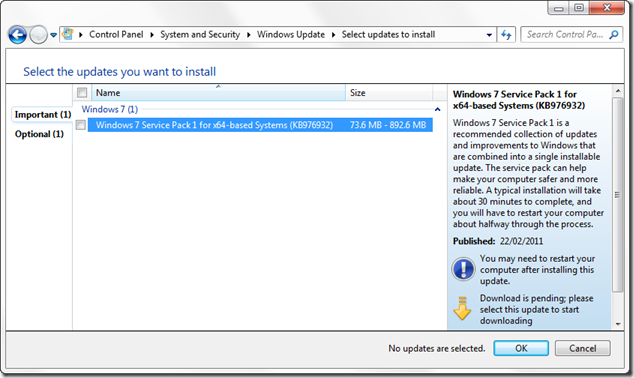Download windows 7 sp1
